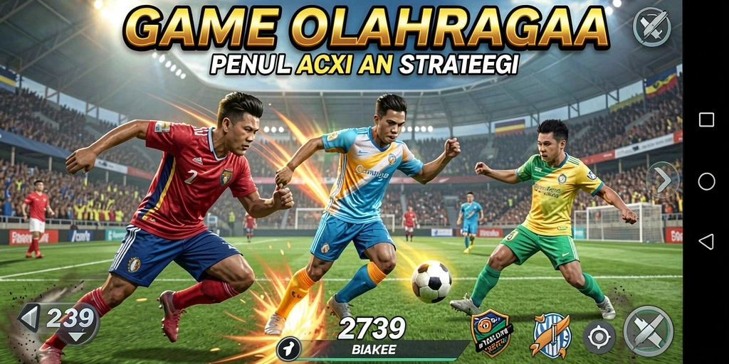 Gameplay seru dalam 2739 dengan berbagai olahraga berbeda.