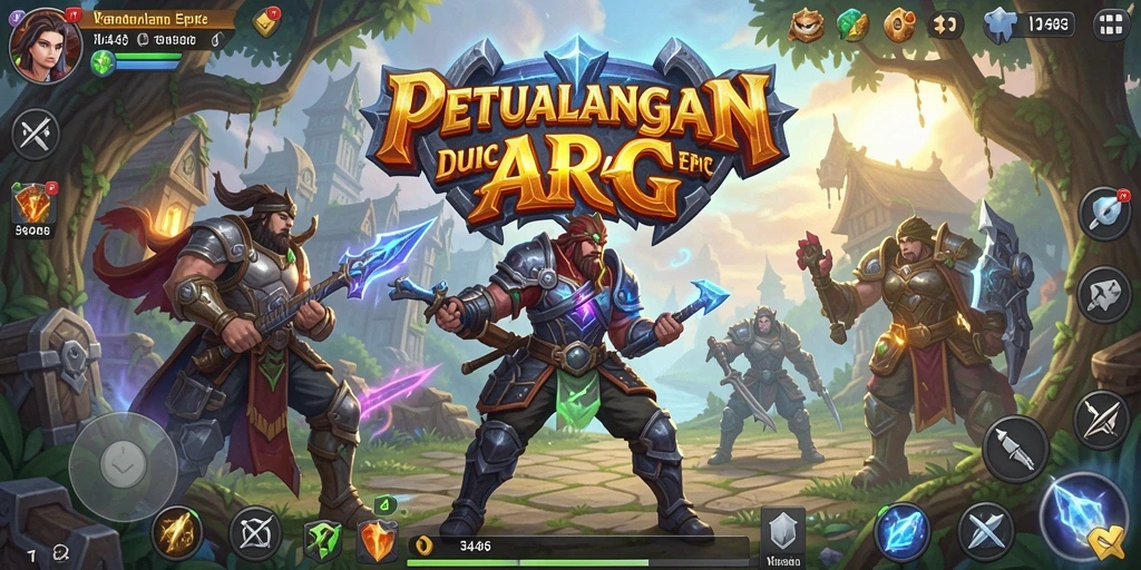 Screenshot menunjukkan pertarungan seru dalam dunia <strong>3446</strong>.
