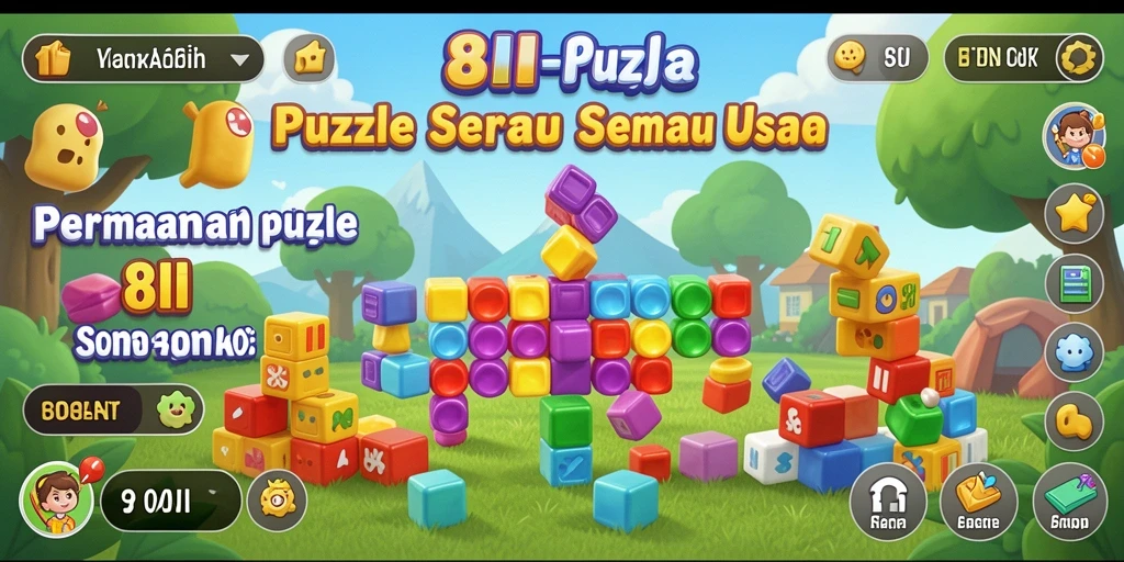 Tangkapan layar utama 8II menampilkan gameplay puzzle yang mengasyikkan.