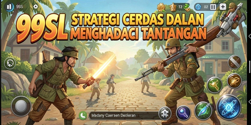 Tampilan gameplay menarik dengan elemen strategi yang mendebarkan.