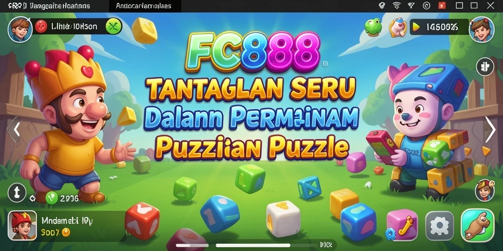 Tampilan screenshot FC888 dengan gameplay seru puzzle.
