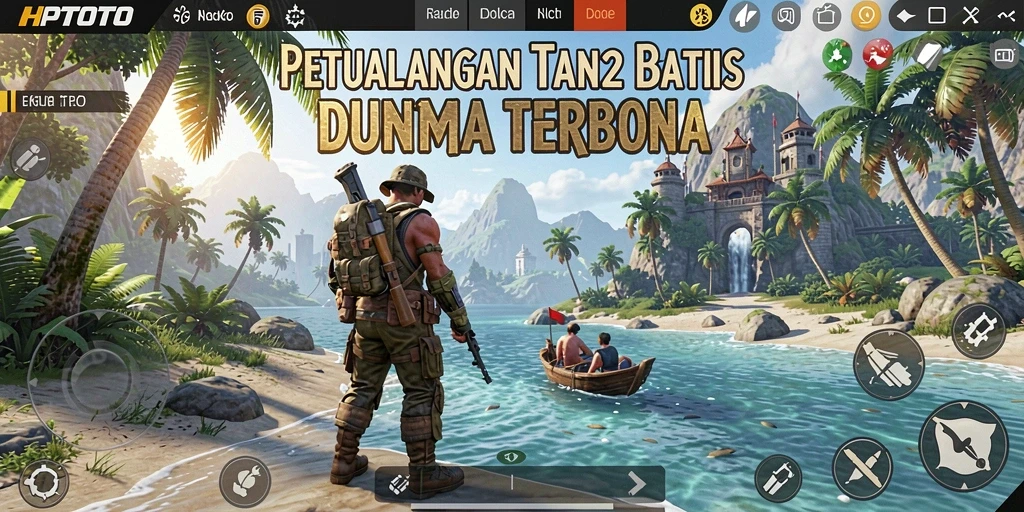 Screenshot menunjukkan petualangan mendebarkan di dunia Open World HPTOTO.