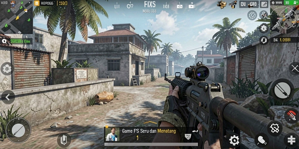 Tampilan gameplay seru dari KEPO66 saat pertarungan berlangsung.