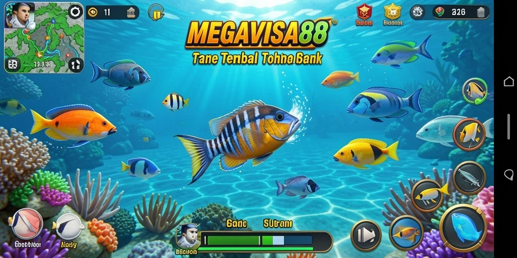 Screenshot gameplay Tembak Ikan yang seru dari MEGAVISA88.