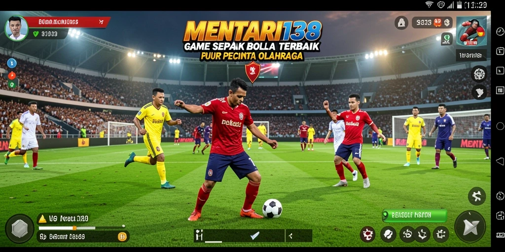 Tampilan gameplay seru di MENTARI138 dengan aksi pertandingan yang menegangkan.