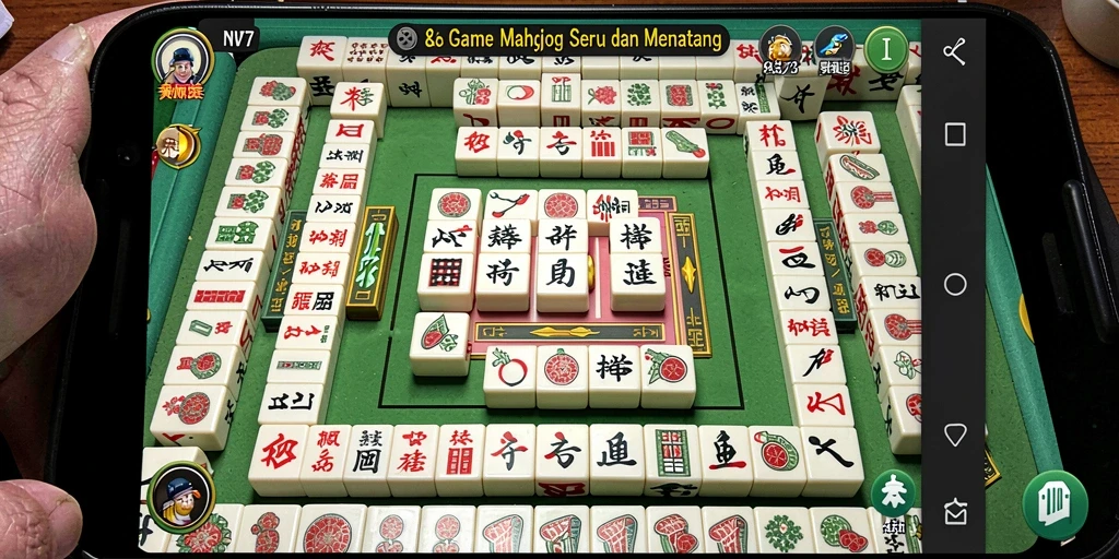 Tampilan gameplay Mahjong yang seru di NV77.