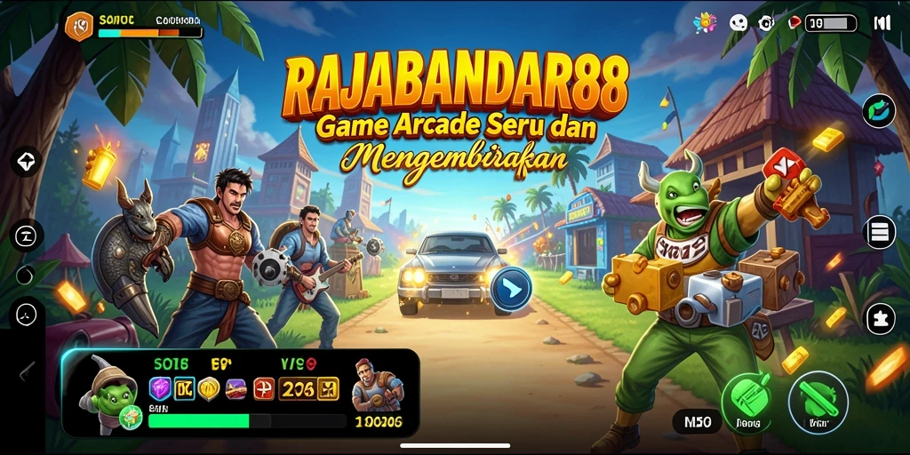 Tampilan gameplay yang seru dari RAJABANDAR88 saat dimainkan.