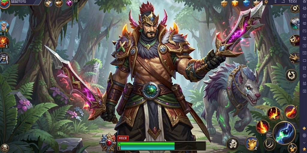 Gameplay seru SESETOTO dengan petualangan menarik di dunia MMORPG.