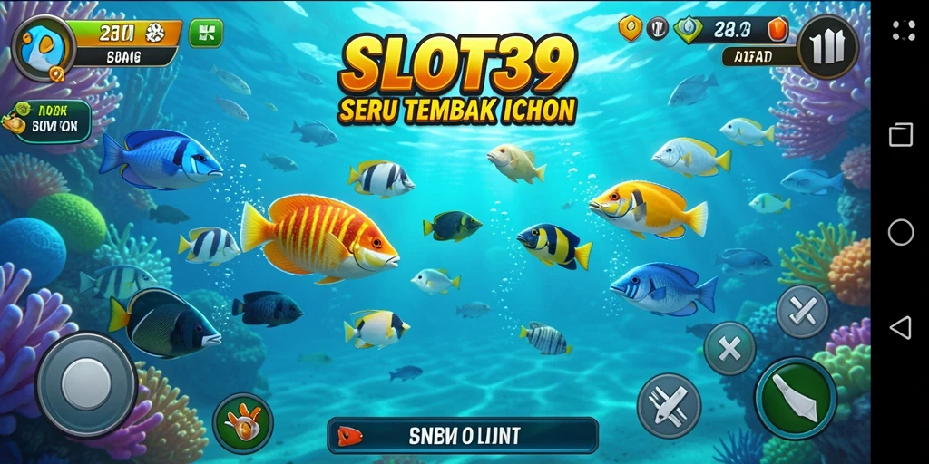 Gameplay menegangkan di dalam SLOT39 dengan tembakan ikan.