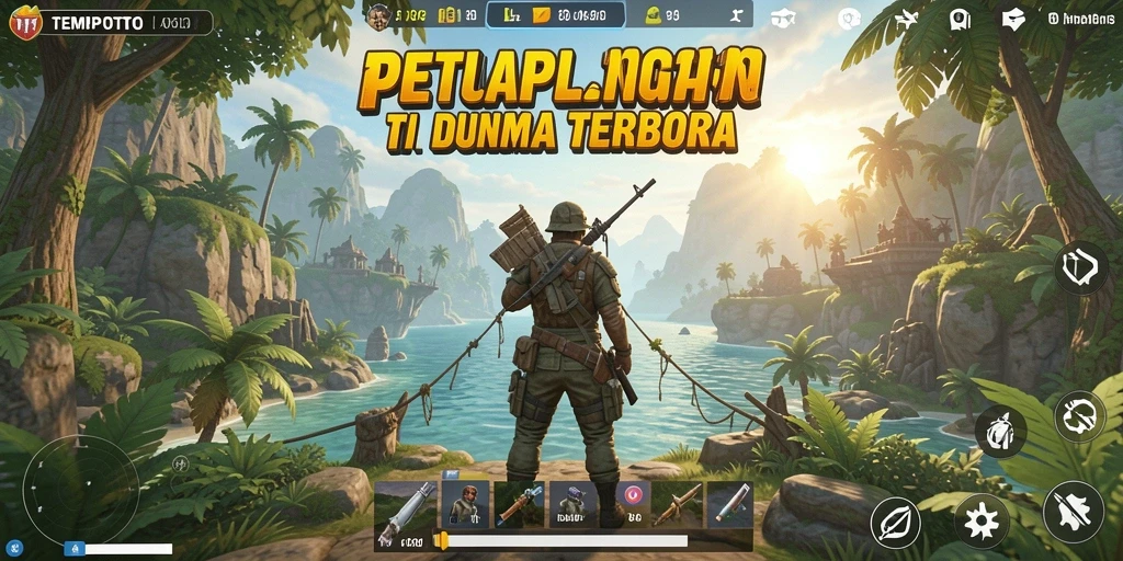 Tampilan gameplay Open World yang menakjubkan di TEMPOTOTO.